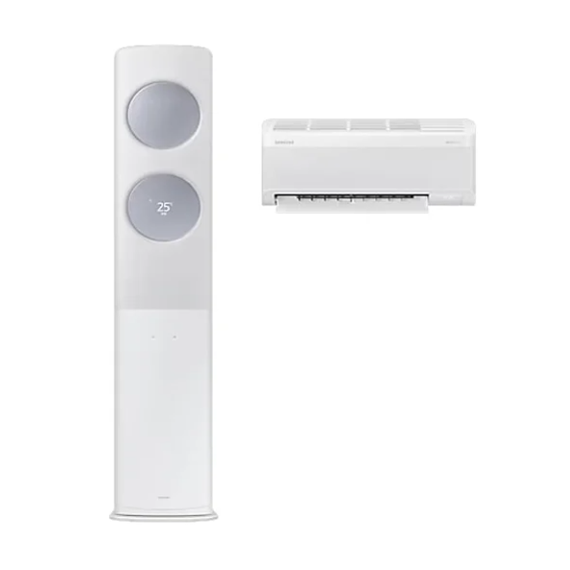삼성 에어컨 무풍 클래식 AF9500 화이트 스탠드+벽걸이 19평+6평