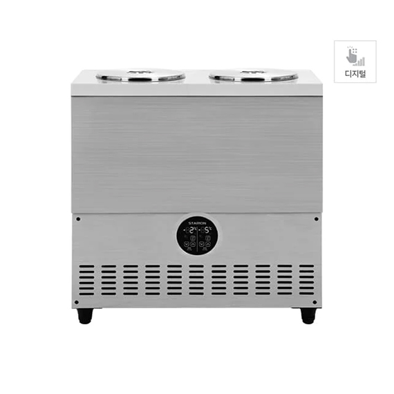 스타리온 업소용 육수냉장고 2말 쌍통 64L