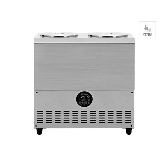 스타리온 업소용 육수냉장고 3말 쌍통 96L