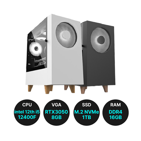 위더스컴퓨터 위드게임 PC 데스크탑 (블랙 or 화이트)