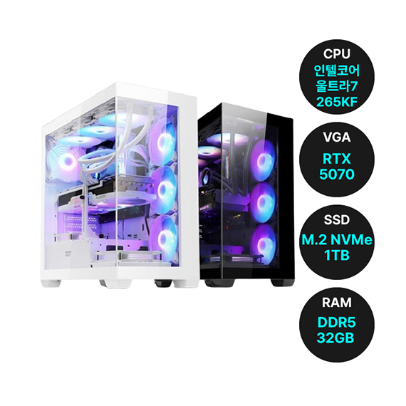 위더스컴퓨터 PC 위드프리 인텔 (화이트 or 블랙)