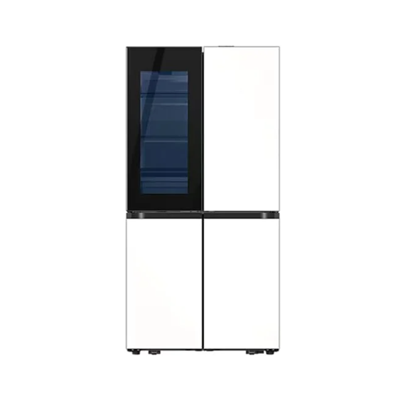 삼성 냉장고 Bespoke AI 하이브리드 4도어 874L (오토오픈도어) 새틴화이트