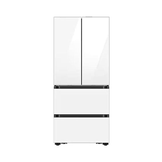 삼성 김치냉장고 Bespoke AI 4도어 키친핏 MAX 418L 맞춤숙성실 클린 화이트