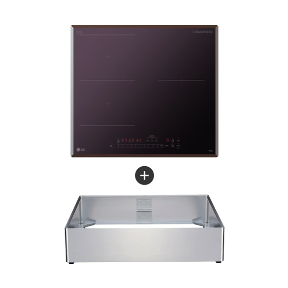 LG 전기레인지 인덕션 와이드존 15cm 케이스결합 스탠딩