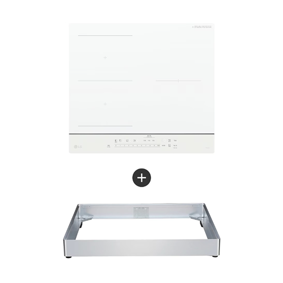 LG 전기레인지 인덕션 오브제 와이드존 8.5cm 케이스결합 스탠딩