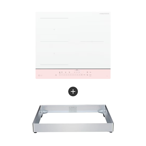LG 전기레인지 인덕션 오브제 와이드존 8.5cm 케이스결합 스탠딩