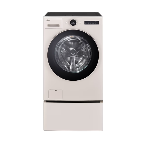 LG 트롬 오브제컬렉션 워시콤보 + 미니워시 set 세탁25kg 건조15kg 네이처 베이지