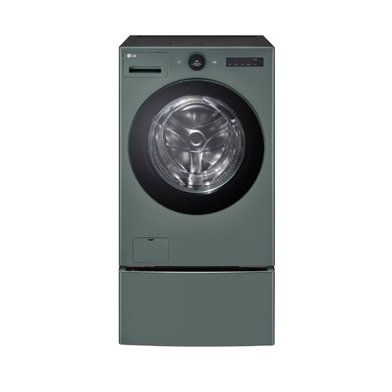 LG 트롬 오브제컬렉션 워시콤보 + 미니워시 set 세탁25kg 건조15kg 네이처 그린