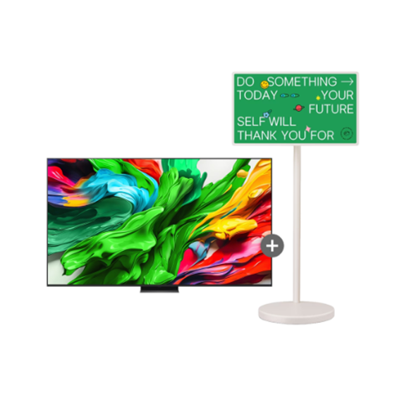 LG QNED TV 스탠드형 100인치 + 스탠바이미2 100QNED86SP