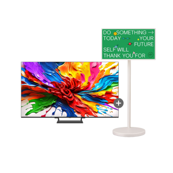 LG QNED TV 스탠드 75인치 + 스탠바이미2 75QNED93GSP