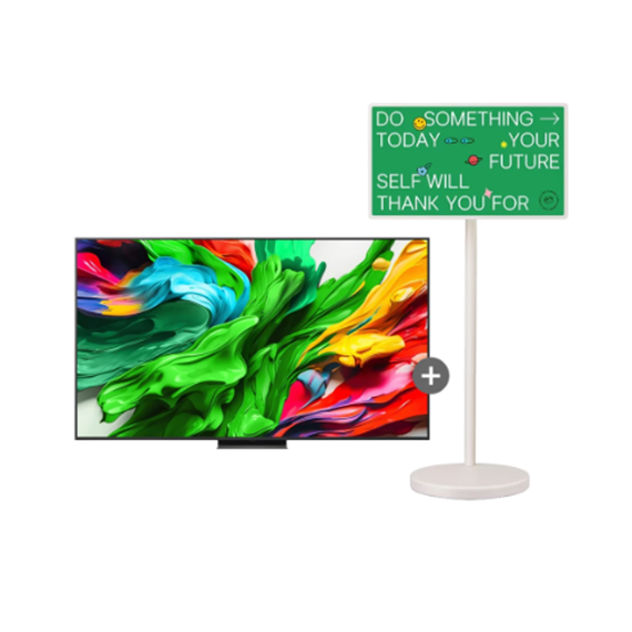 LG QNED TV 벽걸이 86인치 + 스탠바이미2 86QNED86AWP