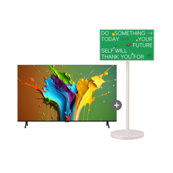 LG QNED TV 벽걸이 98인치 + 스탠바이미2 98QNED89TWP